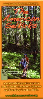 American Selkirks Hiking Map